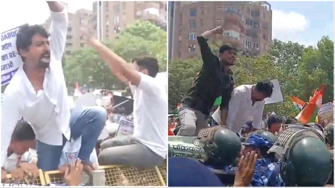 Bihar Protest: Students Break Barricades, Clash With Police Over BPSC 70th Exam Cancellation Demand