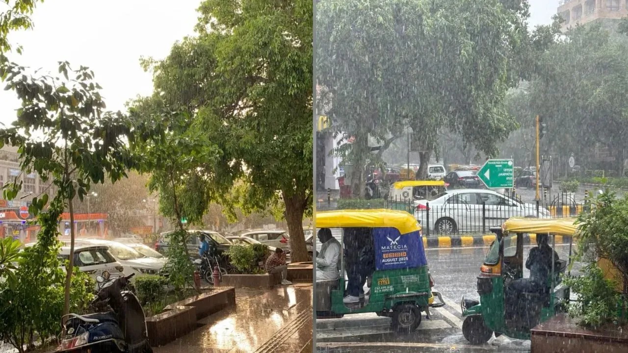 Delhi Weather Update: City Under Cloudy Skies, More Showers Expected Till August 24
