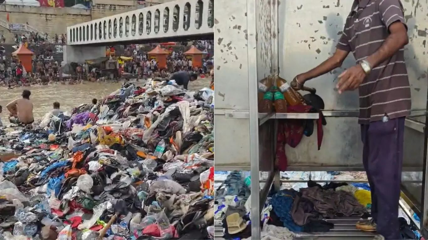 Urine Bottles, Rotten food, Discarded Clothing…7,000 Tonnes Of Garbage Left In Haridwar After Kanwar Yatra
