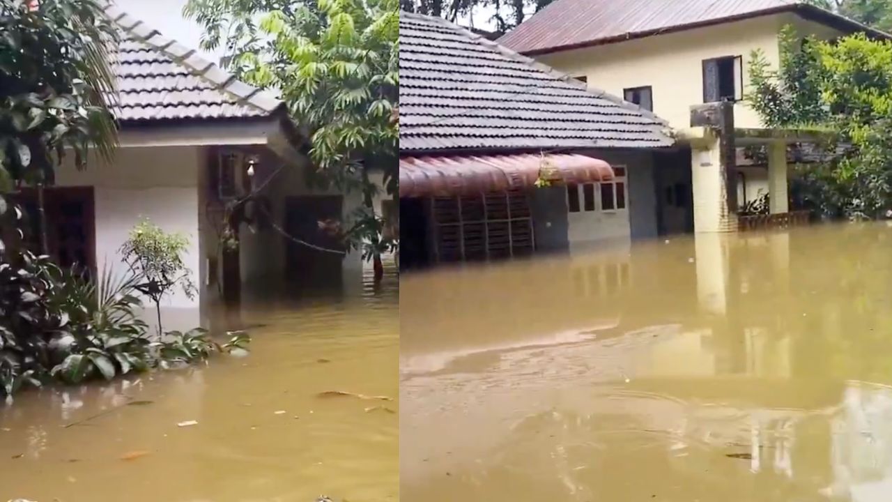 Kerala Rain Havoc: IMD Issues Red Alert In 8 Districts, Heavy Rain Triggers Landslide, Flood Fears