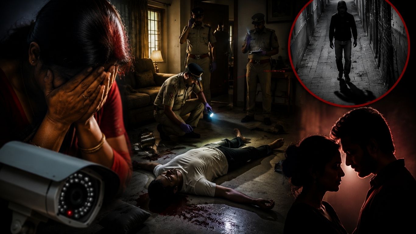 Delhi Shocker: Wife Claimed Robbers Killed Her Husband…Then CCTV Exposed Sinster Conspiracy With Lover