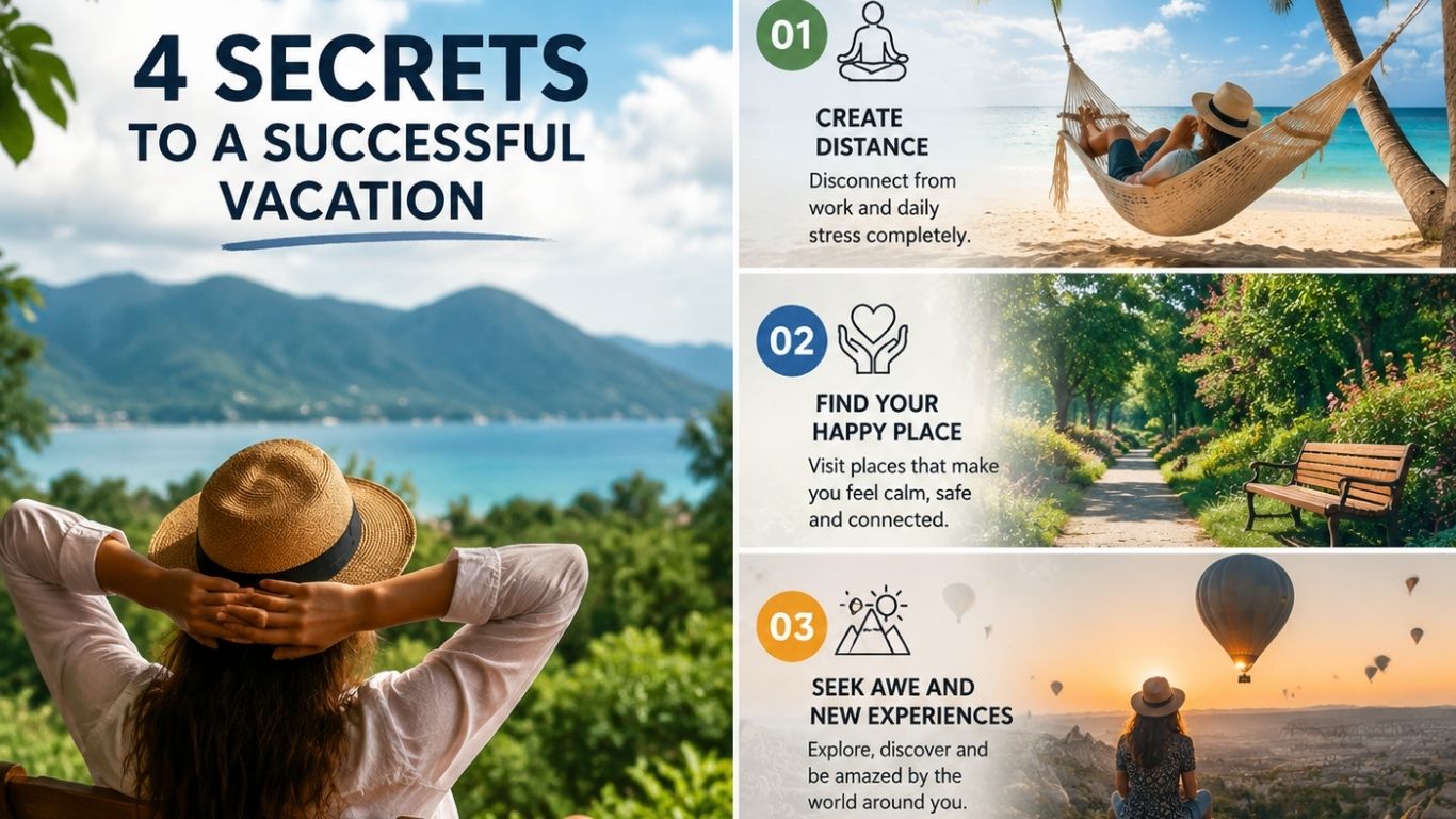 Want a Stress-Free Holiday? Psychology Reveals 4 Simple Tricks for a Better Break