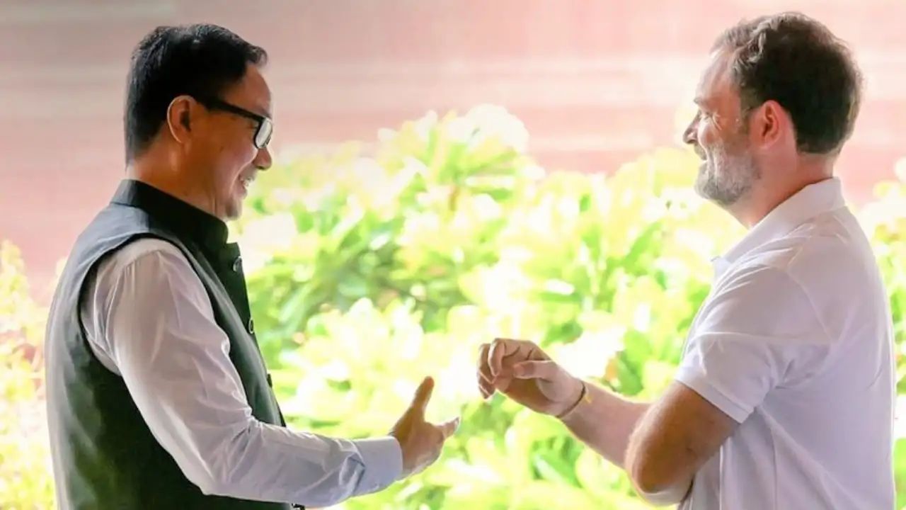 Parliament Deadlock: Kiren Rijiju Meets Rahul Gandhi, LoP Sets Two Conditions To End Logjam