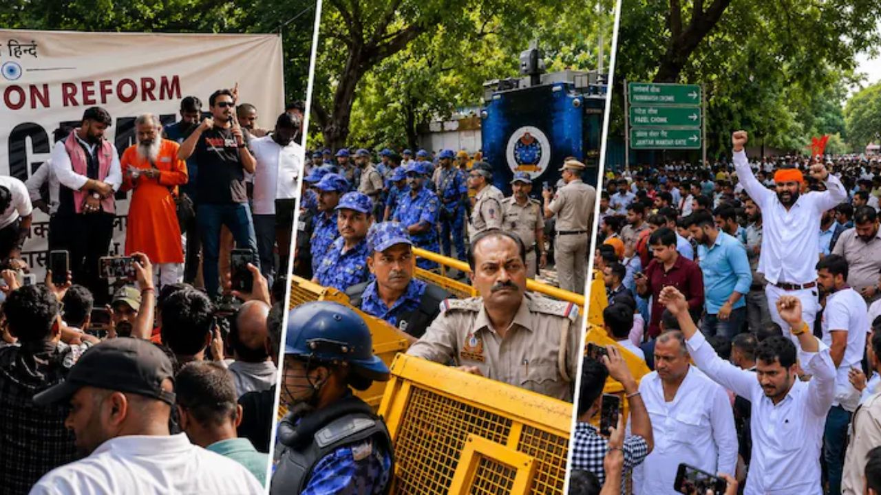 Fresh Protest In Delhi’s Jantar Mantar Over Reservation Policy After NEET Stir, Several Detained