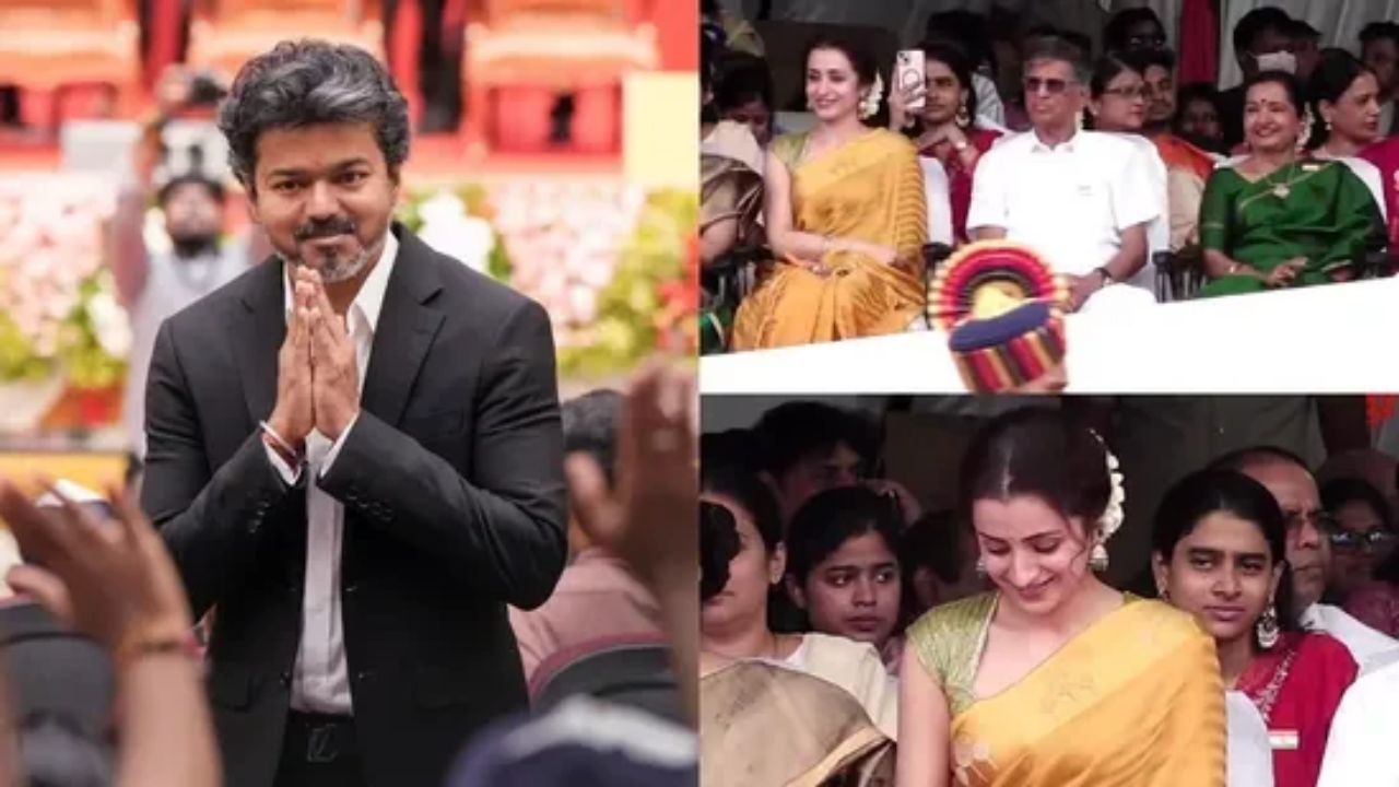 Vijay, Trisha Relationship Official? Actress Sits With Tamil Nadu CM’s Parents On Independence Day Event