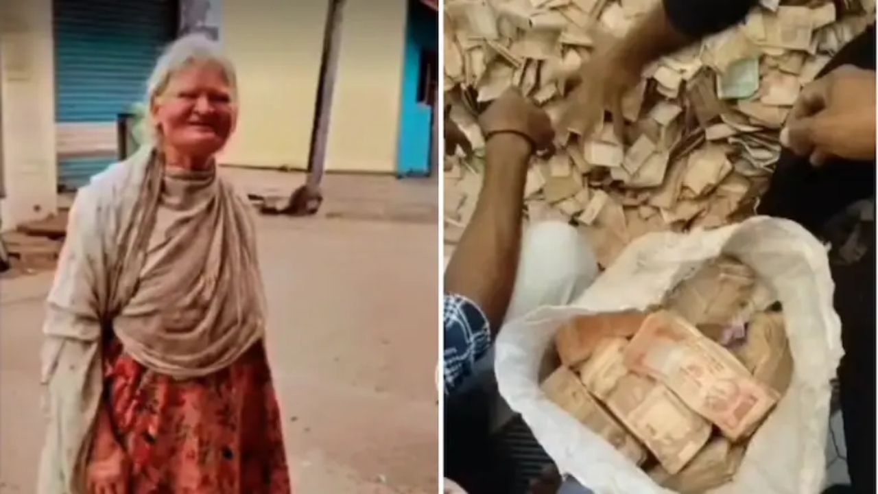 Viral: Karnataka Beggar Woman Dies; Rs 8.40 Lakh Found Stuffed Inside 30 Sacks At Home