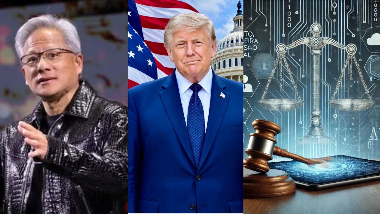Nvidia CEO Puts Trump On Phone As AI Safety Fight Deepens, Stocks Slide