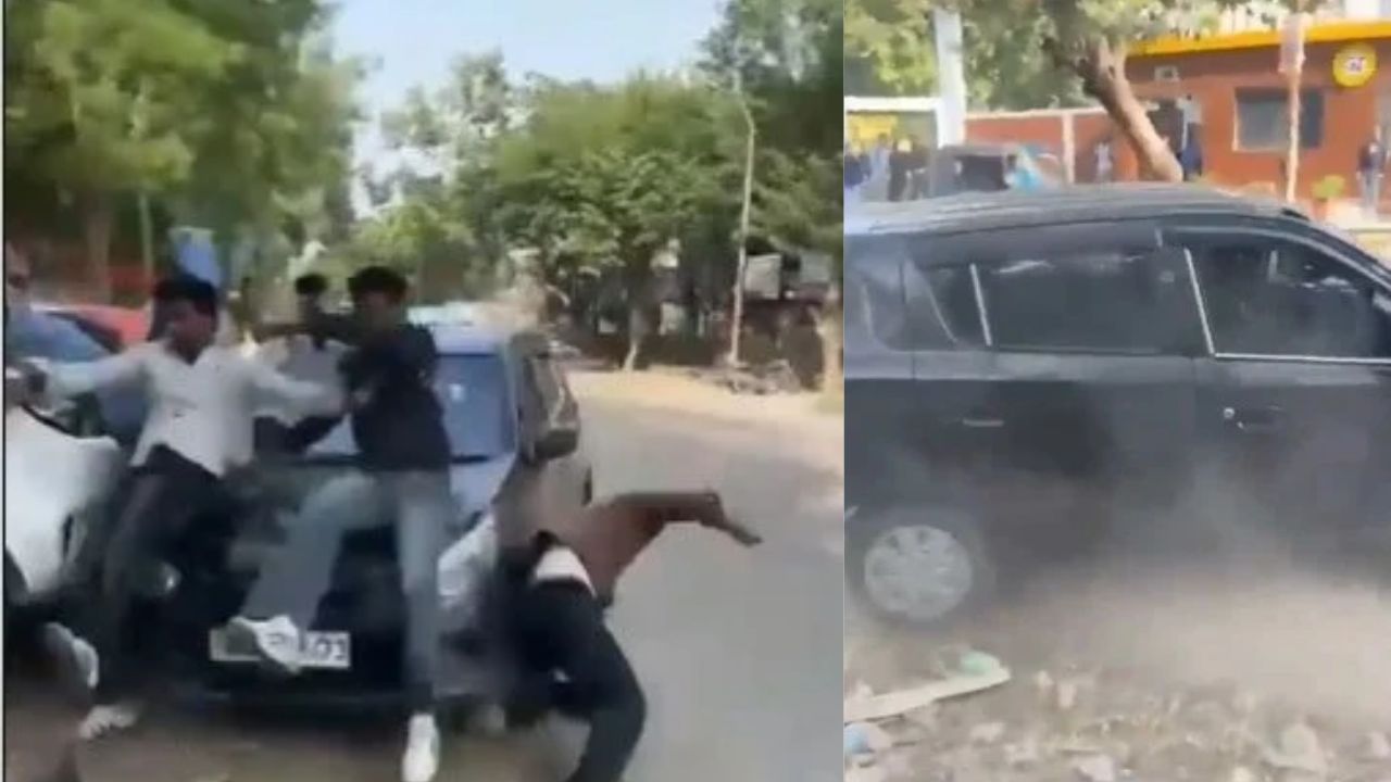 Greater Noida Horror Caught On Camera: Speeding Car Hits Students, Driver Arrested