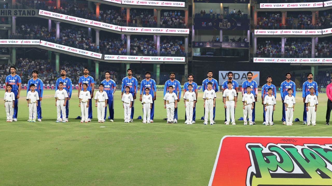 First Ever: Vande Mataram Played Before National Anthem At India Afghanistan T20I Makes History