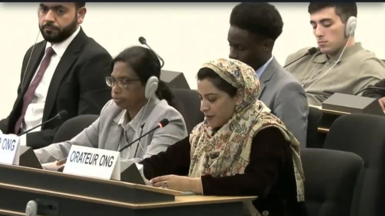 PoJK Unrest at UNHRC: Kashmiri Activist Raises Rights, Development Debate in Geneva