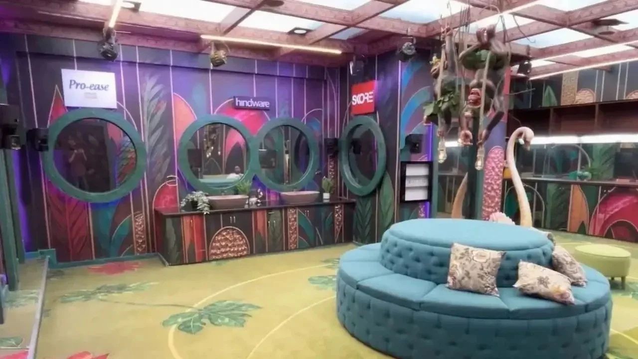 The eyes have it: Bigg Boss ensures nothing goes unnoticed: Eye motifs placed across various corners of the house represent Bigg Boss’s constant watchful presence. Beyond adding a mysterious touch to the décor, the design serves as a reminder for contestants that every conversation, move, alliance, and strategy is being closely observed.