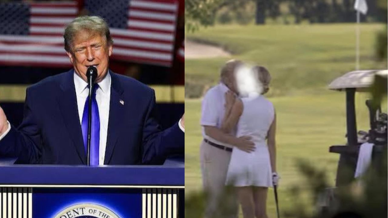 Fact Check US Prez Trump-Natalie Harp ‘Kiss’ Photo Goes Viral: Here’s the Real Story