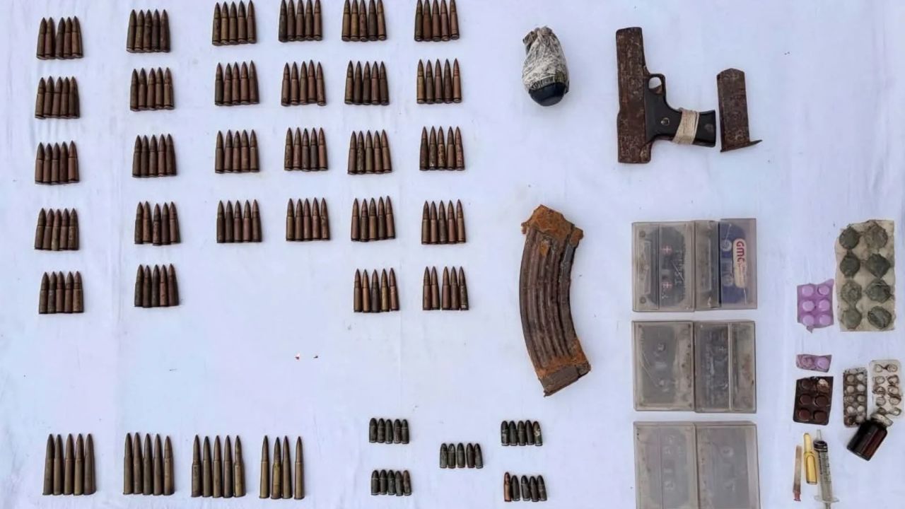 Reasi Arms Haul: Pistol, Grenade And 184 Rounds Recovered In Major J&K Security Operation