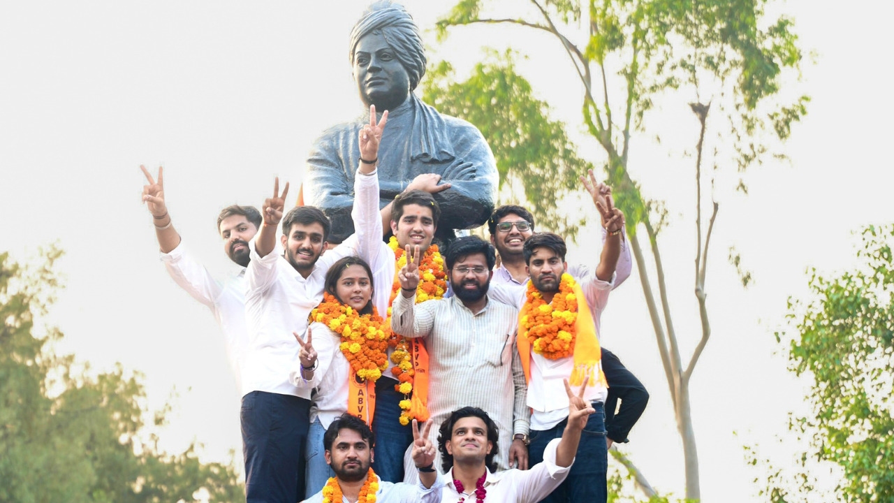 After DUSU Poll Win, ABVP Sets Safety Audit and Hostel Expansion as Top Priorities