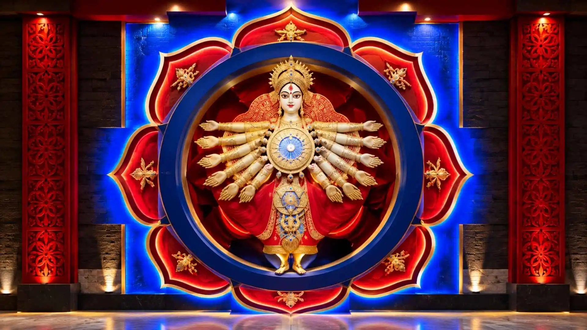 Baghbazar Durga Puja is one of Kolkata’s oldest and most iconic Durga Puja celebrations, known for preserving the city’s rich Bengali heritage and traditional festive customs. The pandal attracts visitors who want to experience the timeless charm of Pujo, with its beautifully crafted idol of Maa Durga and an atmosphere rooted in age-old traditions. Beyond the religious celebrations, visitors can explore local stalls, carnival rides and exhibitions, while cultural programmes featuring art and dance add to the festive spirit. Located in Ahiritola in North Kolkata, the pandal is close to Ahiritola Ghat, with Sovabazar Sutanuti Metro Station being the nearest metro station. It is an ideal destination for heritage enthusiasts and those seeking a glimpse of traditional Durga Puja celebrations. Visiting between 5 pm and 8 pm offers an opportunity to explore the pandal and enjoy the evening festivities.