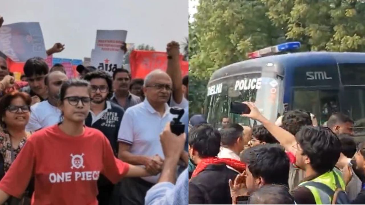 Neha Bora Detained at Delhi Protest as Crackdown Intensifies, JNU Student Leader’s Warning Resurfaces