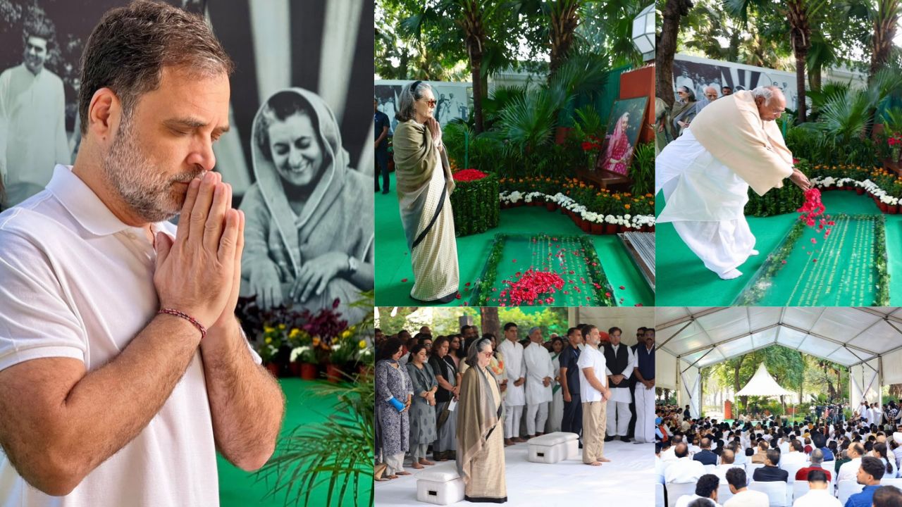Rahul, Sonia Gandhi, Mallikarjun Kharge, Pay Tribute to Indira Gandhi on 42nd Death Anniversary; Priyanka Shares Childhood Photo