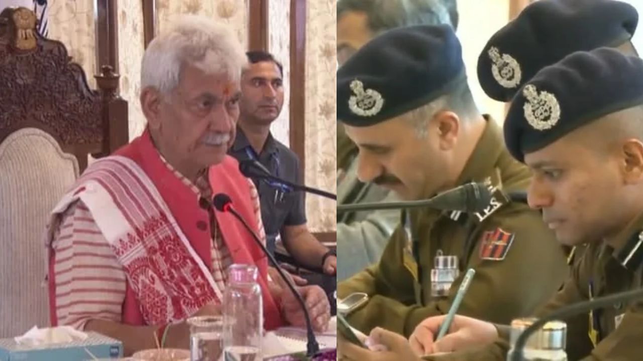 Ahead of Winters, LG Manoj Sinha Reviews JK Security, Focus on Terrorism