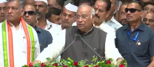 Kharge’s Remark on Modi’s Late Father Sparks Row; Amit Shah, Nitin Nabin Hit Back