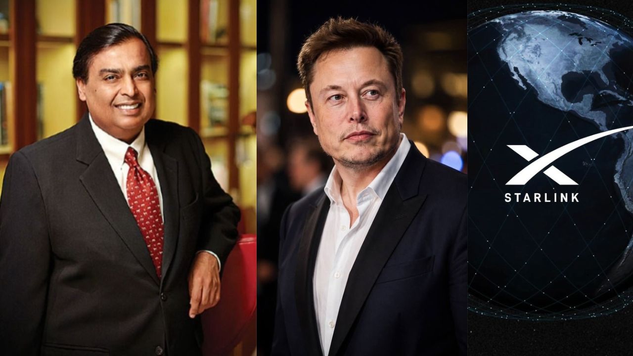 Elon Musk vs Mukesh Ambani: Starlink Promises Affordable Internet in India as Jio IPO Looms