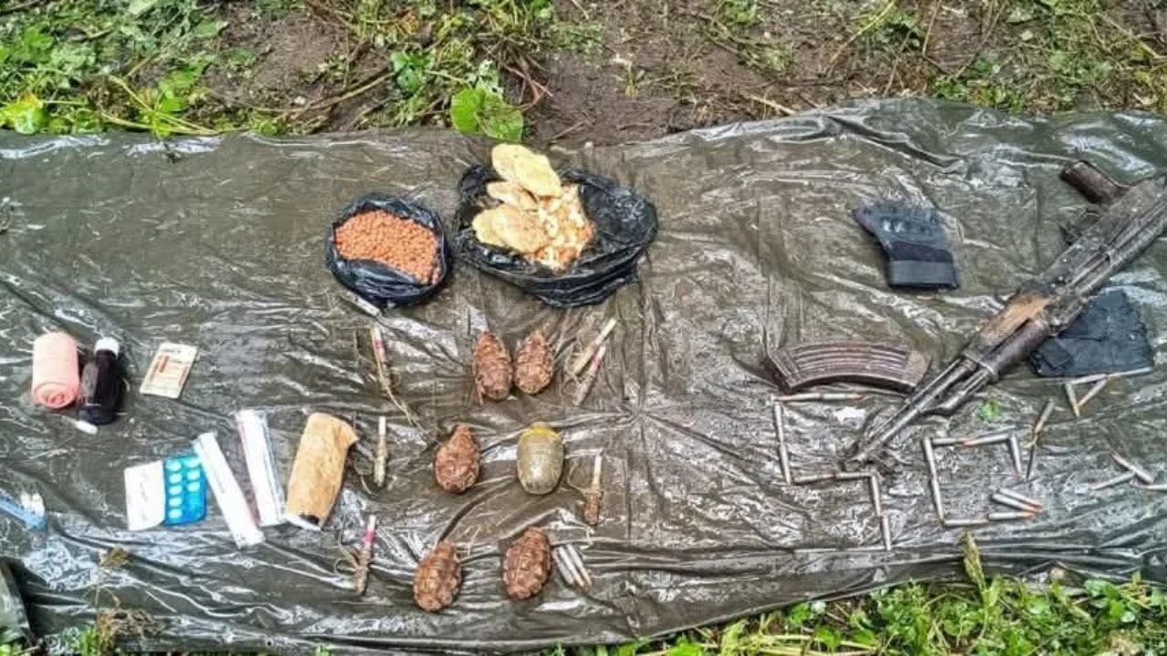 Poonch Search Operation Uncovers AK-47, Six Grenades at Suspected Militant Hideout