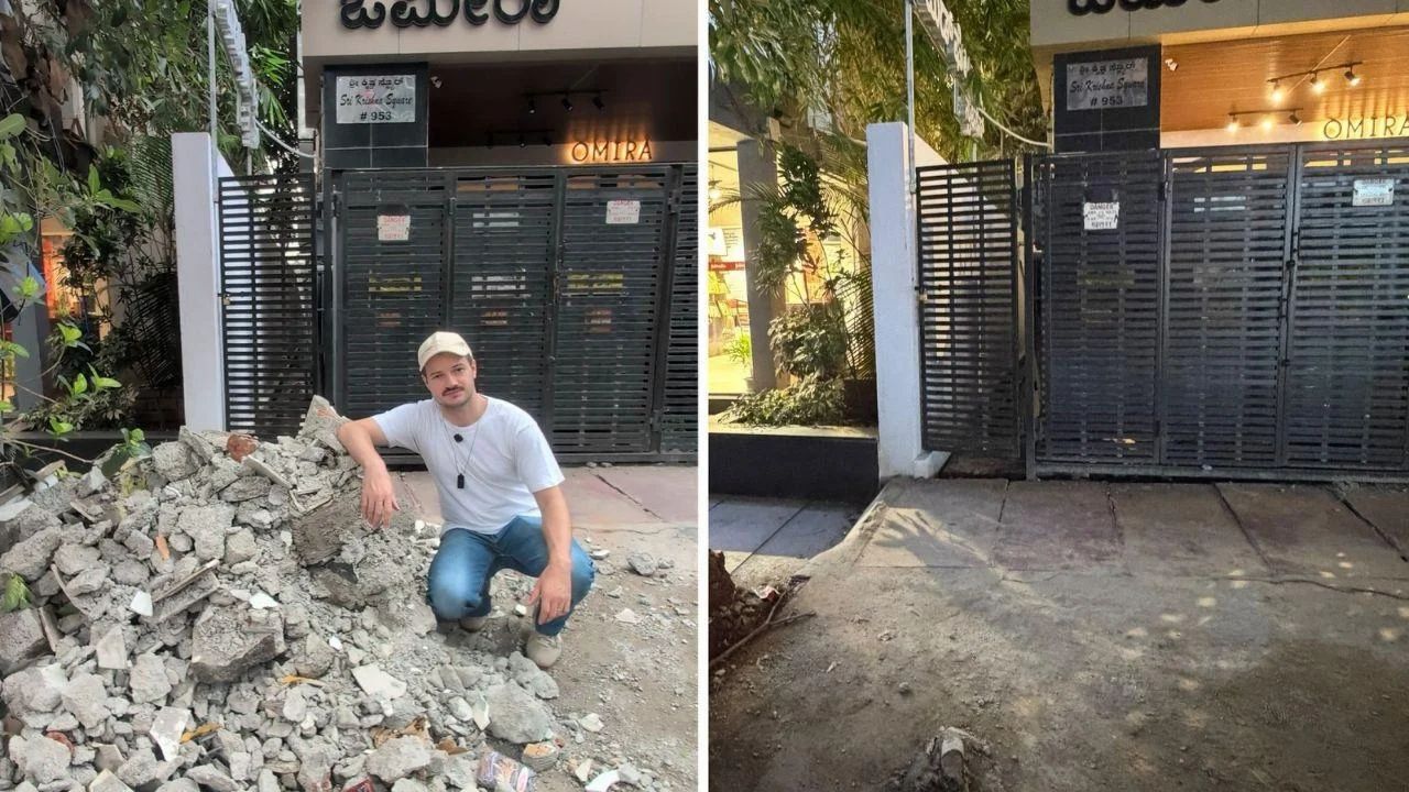 Viral Video Highlights Indiranagar’s Bad Footpaths, Canadian Vlogger Later Spots Repairs