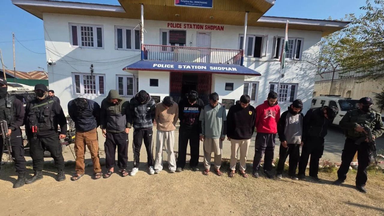 Digital Payments Under Scanner; 10 Arrested in Shopian Terror Funding Investigation