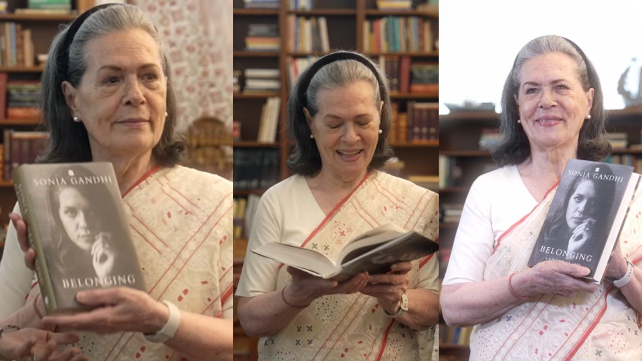 Sonia Gandhi Joins Instagram, Unveils First Look of Memoir ‘Belonging: A Journey of Love’