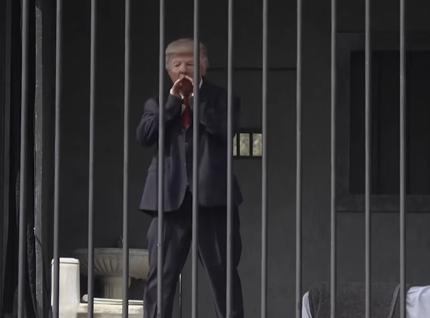 Iran Puts Trump Behind Bars? Tehran Billboard Mocks US President Over Wedding Strike