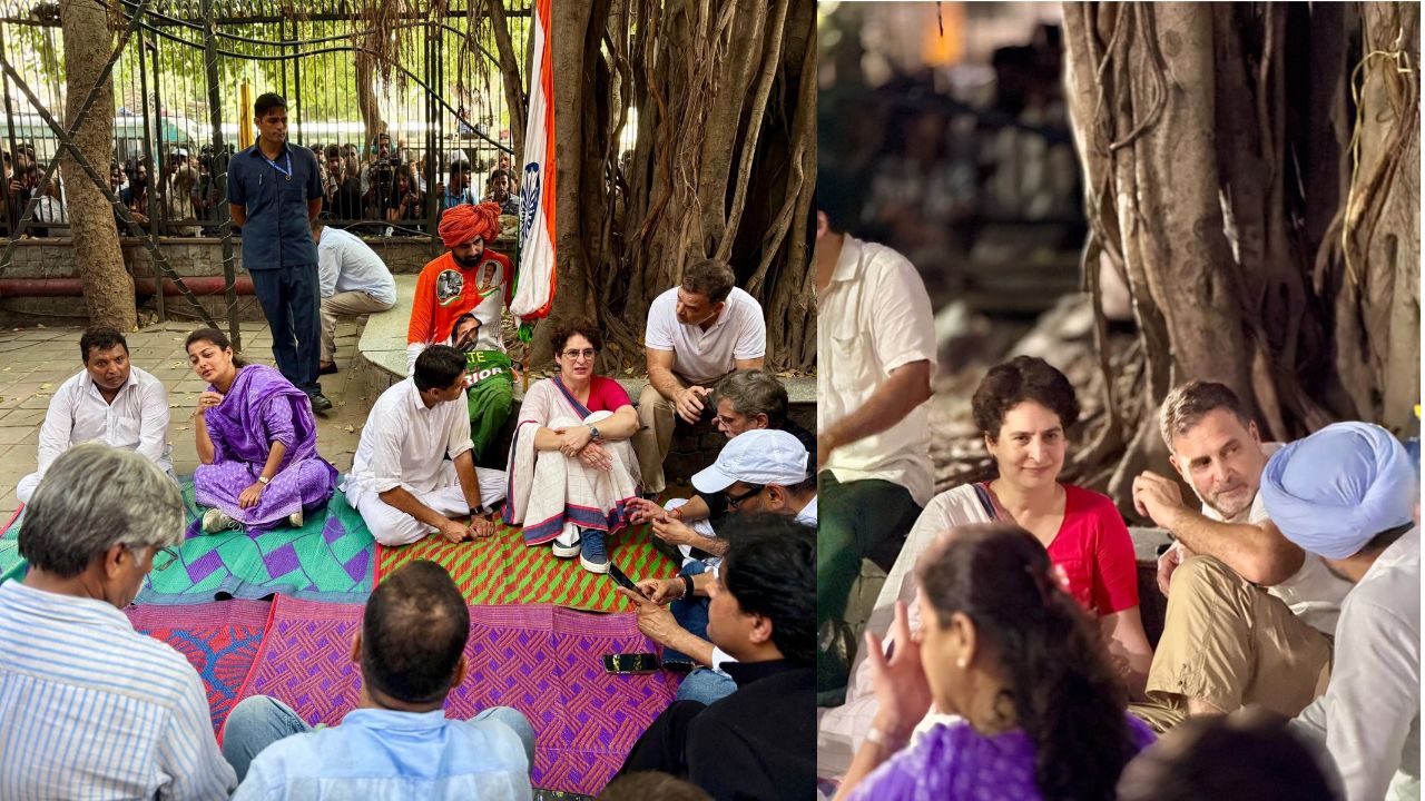 From March to Dharna: Know How Rahul Gandhi Turned Akashvani Bhavan Into Protest Site