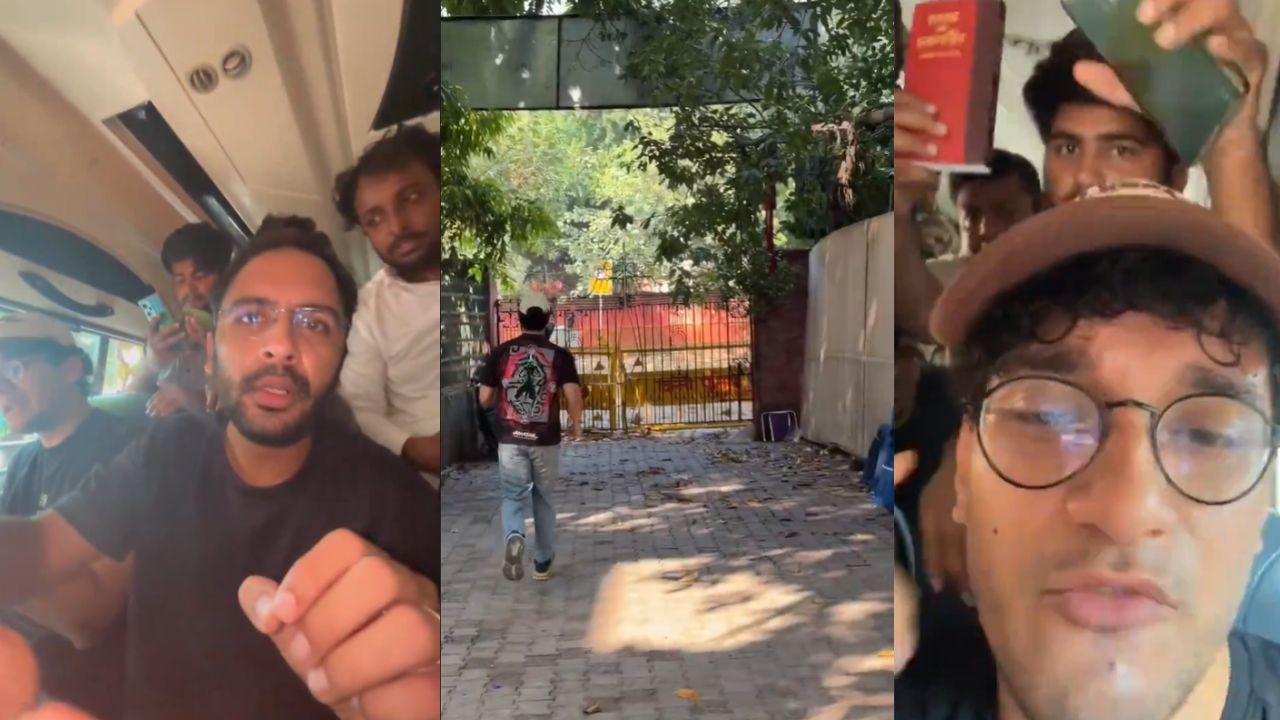 ‘Hands Off Jantar Mantar’: Video Shows CJP Leaders Jump Gate Before Detention