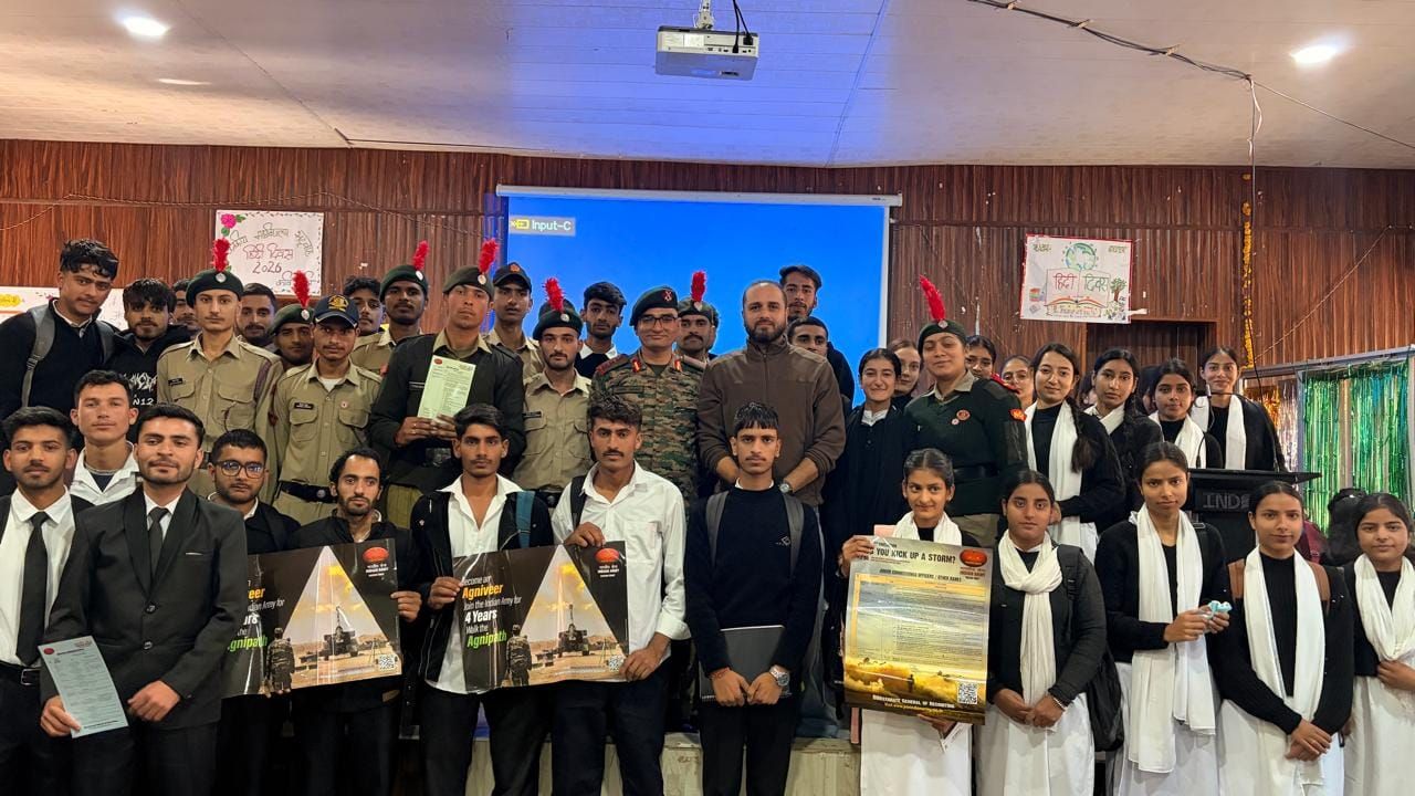 Army Recruitment Drive In Bhaderwah Highlights Officer Entries, NCC Opportunities And Women’s Roles
