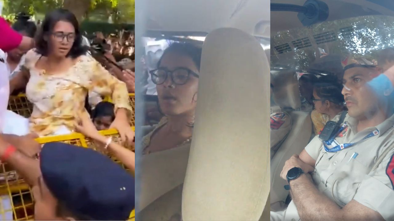 CEC Protest: AISA Alleges Neha Bora Taken Away in Unmarked Vehicle Without Woman Officer