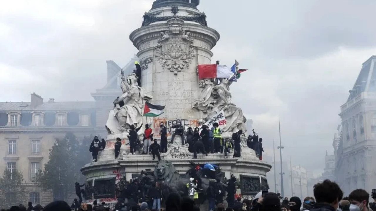 Night curfews announced in several French cities after demonstrations over rising living costs turned violent