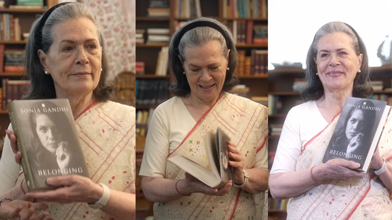 Sonia Gandhi Joins Instagram, Unveils First Look of Memoir ‘Belonging: A Journey of Love’