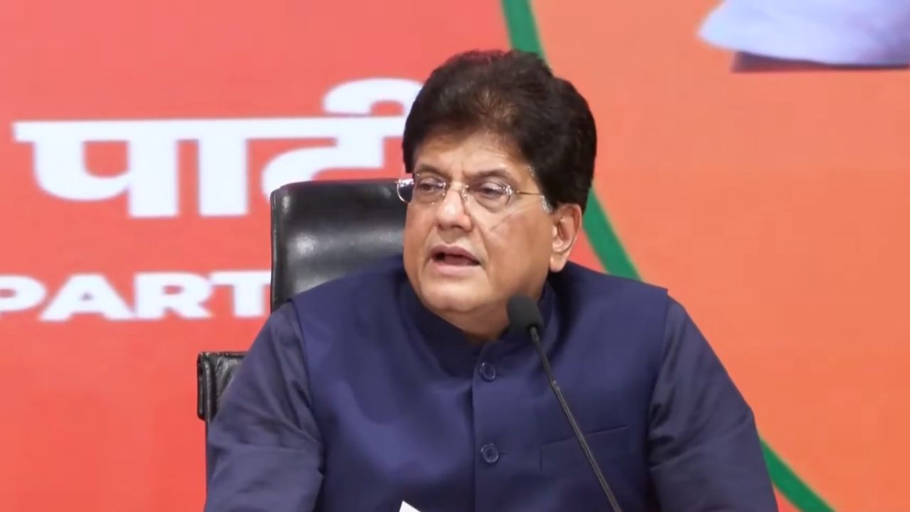 BJP Hits Back At Rahul Gandhi Over ‘Vote Chori’, Piyush Goyal Alleges Congress Rewarded Election Commissioners