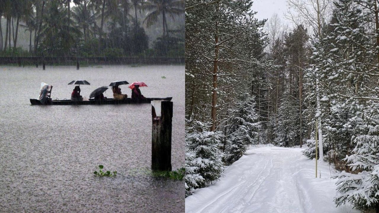 Delhi-NCR Feels the Chill as Heavy Rain Triggers Fishing Warning in Tamil Nadu