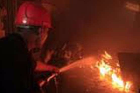 कानपुर: गोदाम में लगी भीषण आग, लाखों का माल जलकर खाक