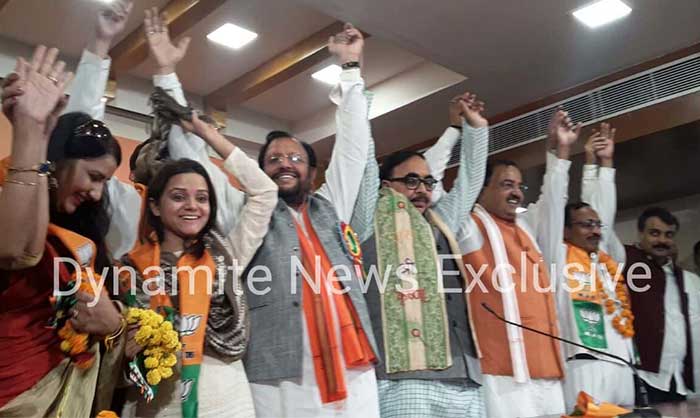 लखनऊ: मायावती को फिर झटका, बसपा के 6 नेता भाजपा में शामिल