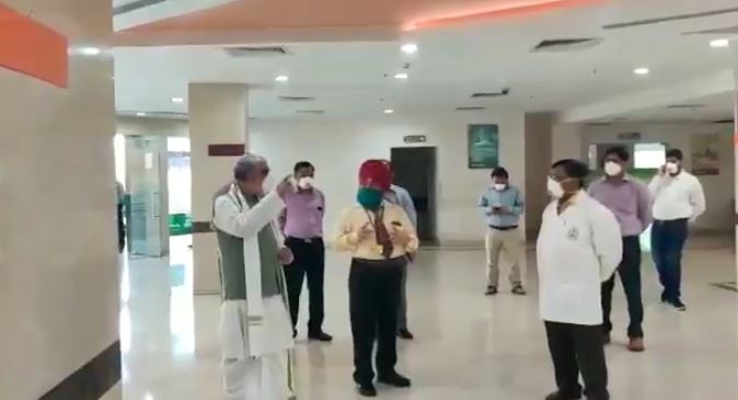 अश्विनी कुमार ने किया सफदरजंग अस्पताल का दौरा