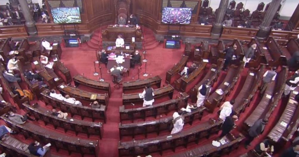 Rajya Sabha: राज्यसभा में भी किसान आंदोलन की जोरदार गूंज, विपक्ष की नारेबाजी- काले कृषि कानून वापस लो