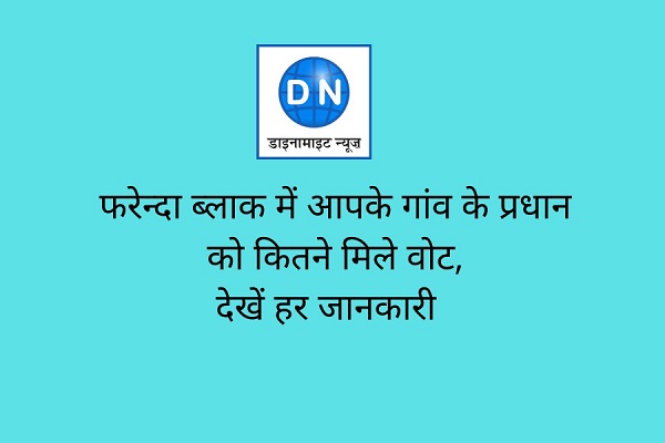 फरेन्दा ब्लाक में आपके गांव के प्रधान को कितने मिले वोट, देखें हर जानकारी फरेन्दा ब्लाक में आपके गांव के प्रधान को कितने मिले वोट, देखें हर जानकारी