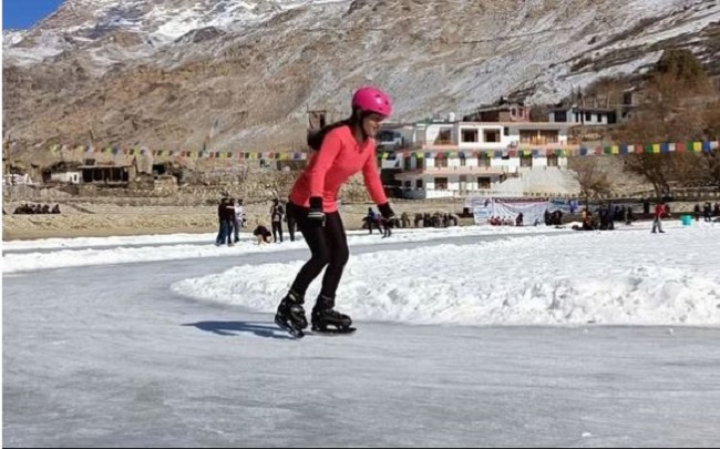 Ice Skating: किन्नौर में पहली बार 12000 फीट की ऊंचाई पर आइस स्केटिंग प्रतियोगिता, बना विश्व रिकॉर्ड