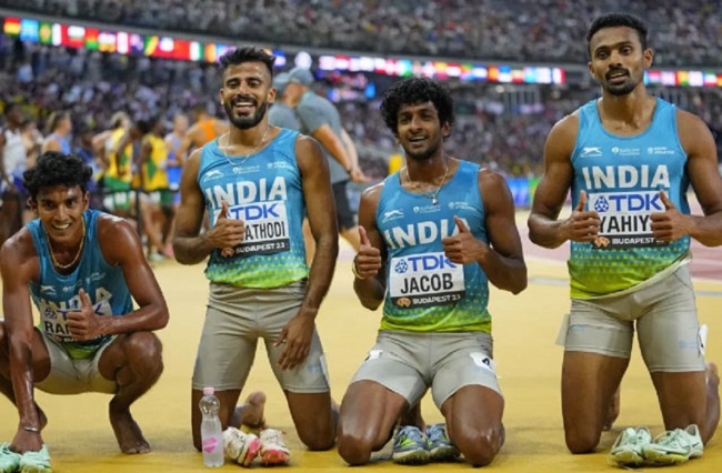भारतीय पुरुष रिले टीम ने तोड़ा एशियाई रिकॉर्ड, पहली बार विश्व चैम्पियनशिप के फाइनल में, जानिये ये खास बातें