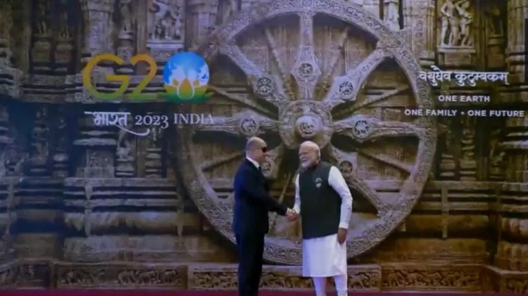 मोदी ने जी20 शिखर सम्मेलन आयोजन स्थल पर विश्व नेताओं का स्वागत किया