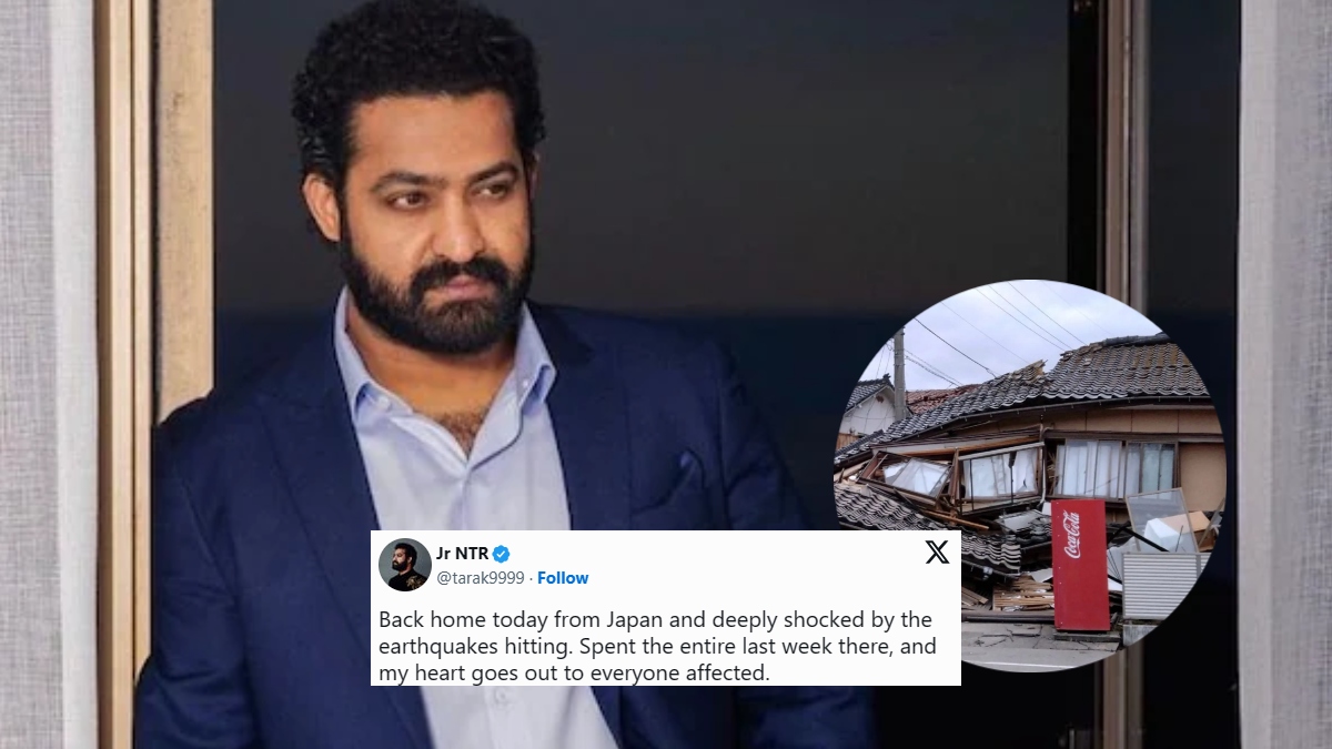 Earthquake: जूनियर एनटीआर भूकंप प्रभावित जापान से लौटे, लोगों के शीघ्र स्वस्थ होने की कामना की