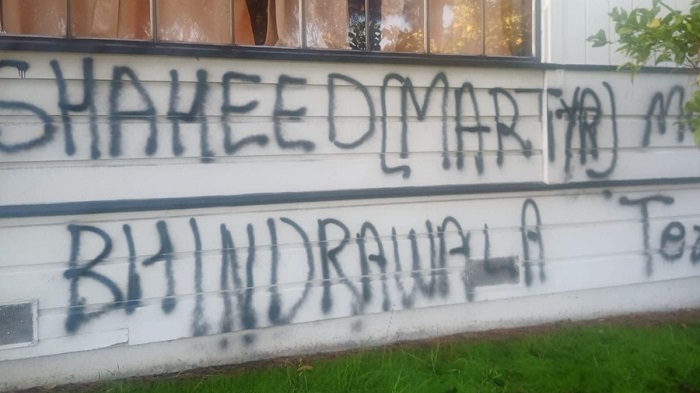कैलिफोर्निया में एक और हिंदू मंदिर पर ‘हमला’, खालिस्तान समर्थक नारे लिखे गए