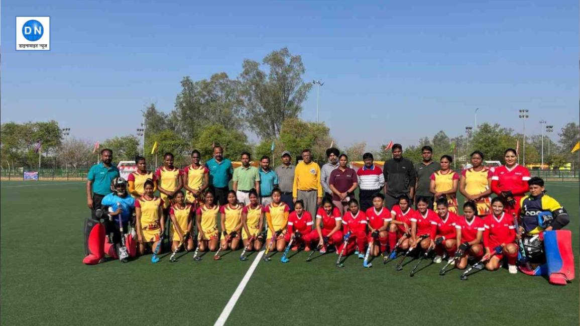 रायबरेली में 45वीं अखिल भारतीय रेलवे महिला हॉकी प्रतियोगिता शुरू, खिलाड़ियों ने दिखाया जोश