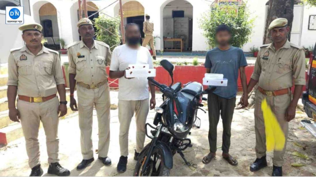 फार्म हाउस डकैती का मामला सुलझा, तमंचा और नकदी के साथ 2 गिरफ्तार
