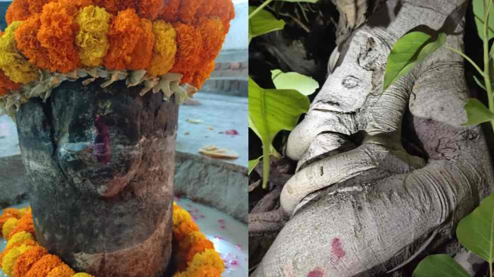 गोरखपुर के झारखंडी शिव मंदिर में अलौकिक चमत्कार, शिवलिंग पर उभरी भगवान शिव की आकृति, भक्तों का लगी कतार गोरखपुर के झारखंडी शिव मंदिर में अलौकिक चमत्कार, शिवलिंग पर उभरी भगवान शिव की आकृति, भक्तों का लगी कतार